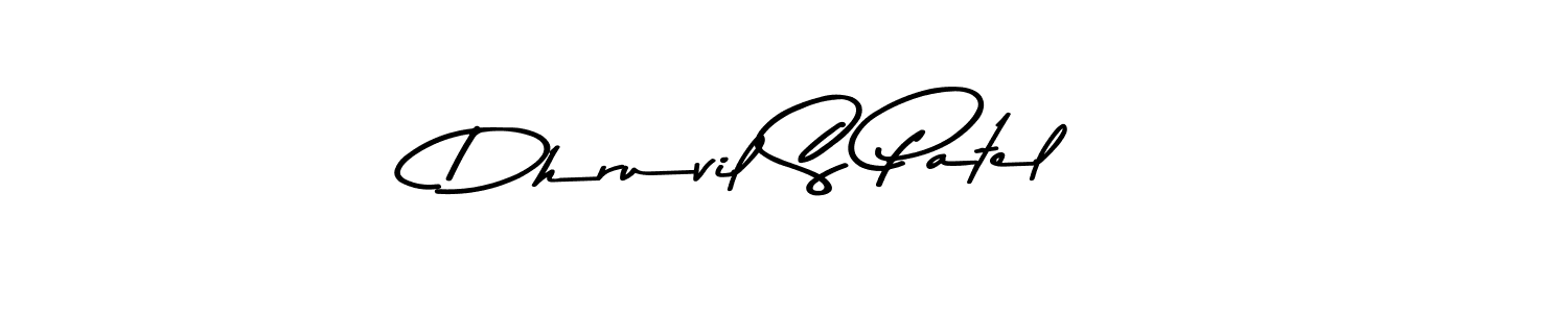 Dhruvil S Patel stylish signature style. Best Handwritten Sign (Asem Kandis PERSONAL USE) for my name. Handwritten Signature Collection Ideas for my name Dhruvil S Patel. Dhruvil S Patel signature style 9 images and pictures png