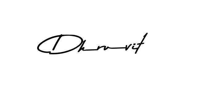 Also we have Dhruvit name is the best signature style. Create professional handwritten signature collection using Asem Kandis PERSONAL USE autograph style. Dhruvit signature style 9 images and pictures png