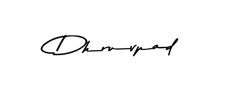 Use a signature maker to create a handwritten signature online. With this signature software, you can design (Asem Kandis PERSONAL USE) your own signature for name Dhruvpad. Dhruvpad signature style 9 images and pictures png