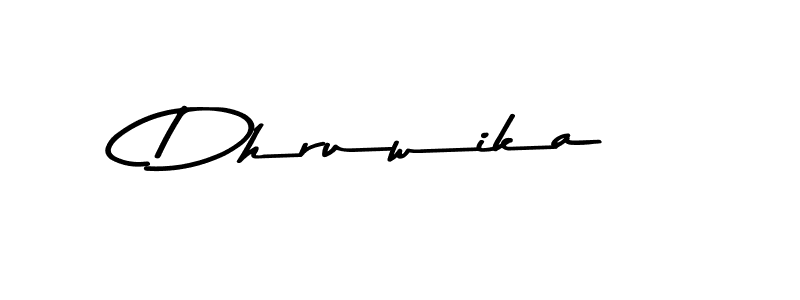 The best way (Asem Kandis PERSONAL USE) to make a short signature is to pick only two or three words in your name. The name Dhruwika include a total of six letters. For converting this name. Dhruwika signature style 9 images and pictures png