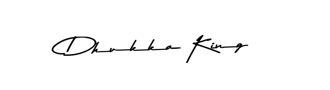You should practise on your own different ways (Asem Kandis PERSONAL USE) to write your name (Dhukka King) in signature. don't let someone else do it for you. Dhukka King signature style 9 images and pictures png