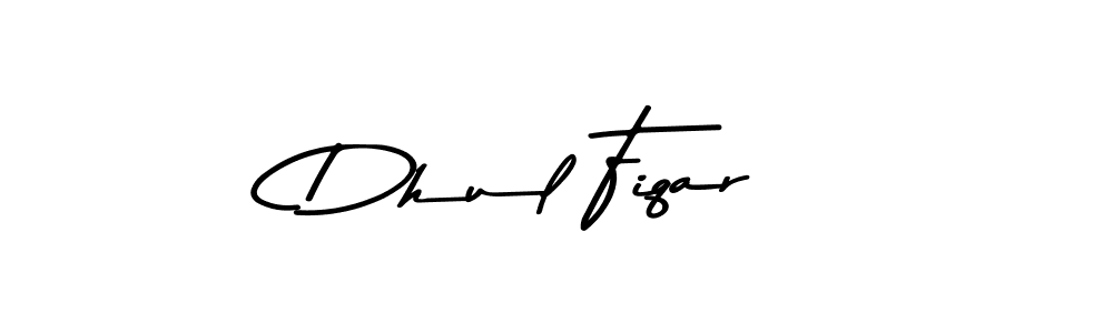 How to make Dhul Fiqar signature? Asem Kandis PERSONAL USE is a professional autograph style. Create handwritten signature for Dhul Fiqar name. Dhul Fiqar signature style 9 images and pictures png