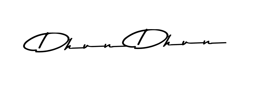 Use a signature maker to create a handwritten signature online. With this signature software, you can design (Asem Kandis PERSONAL USE) your own signature for name Dhun Dhun. Dhun Dhun signature style 9 images and pictures png