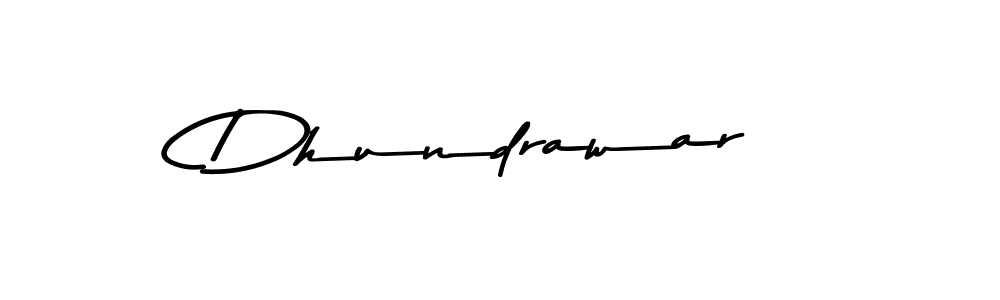 How to make Dhundrawar signature? Asem Kandis PERSONAL USE is a professional autograph style. Create handwritten signature for Dhundrawar name. Dhundrawar signature style 9 images and pictures png