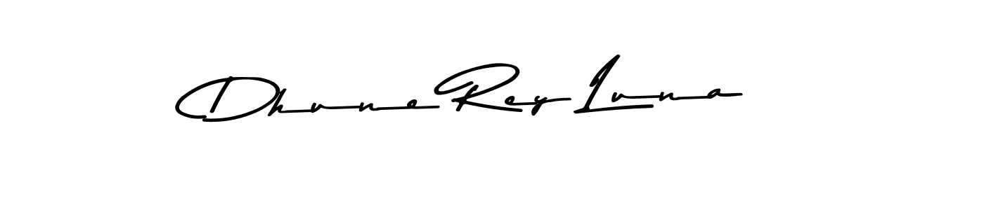 You should practise on your own different ways (Asem Kandis PERSONAL USE) to write your name (Dhune Rey Luna) in signature. don't let someone else do it for you. Dhune Rey Luna signature style 9 images and pictures png