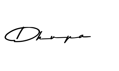 Design your own signature with our free online signature maker. With this signature software, you can create a handwritten (Asem Kandis PERSONAL USE) signature for name Dhupa. Dhupa signature style 9 images and pictures png