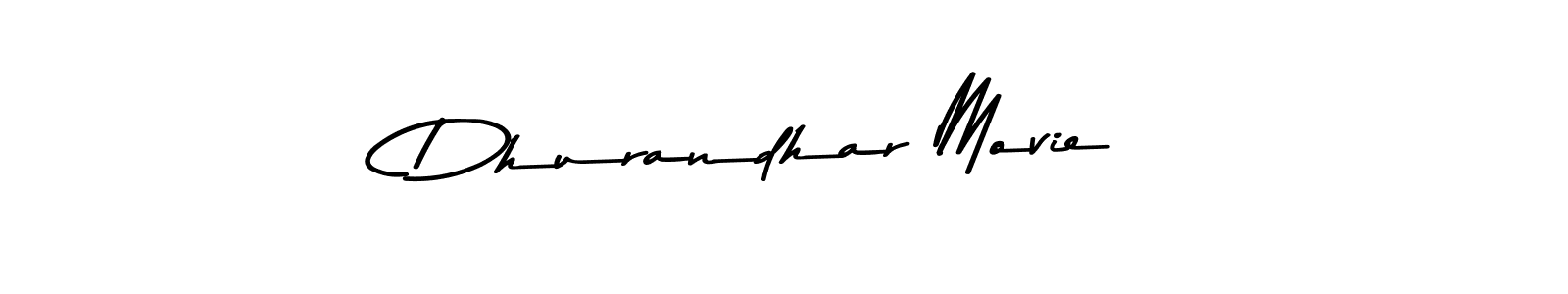 The best way (Asem Kandis PERSONAL USE) to make a short signature is to pick only two or three words in your name. The name Dhurandhar Movie include a total of six letters. For converting this name. Dhurandhar Movie signature style 9 images and pictures png