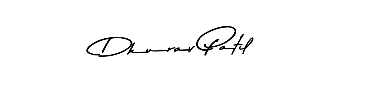 Create a beautiful signature design for name Dhurav Patil. With this signature (Asem Kandis PERSONAL USE) fonts, you can make a handwritten signature for free. Dhurav Patil signature style 9 images and pictures png