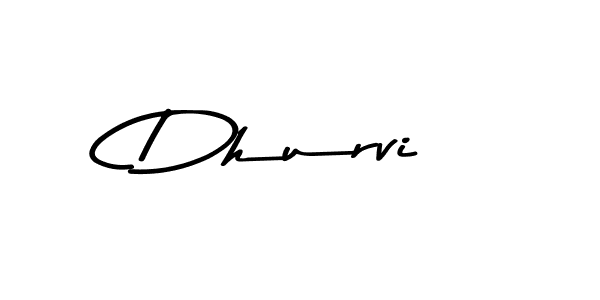 Use a signature maker to create a handwritten signature online. With this signature software, you can design (Asem Kandis PERSONAL USE) your own signature for name Dhurvi. Dhurvi signature style 9 images and pictures png