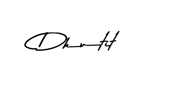 Also You can easily find your signature by using the search form. We will create Dhutit name handwritten signature images for you free of cost using Asem Kandis PERSONAL USE sign style. Dhutit signature style 9 images and pictures png