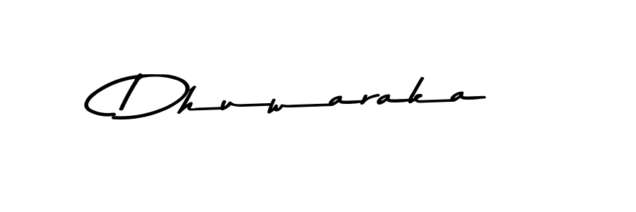 Create a beautiful signature design for name Dhuwaraka. With this signature (Asem Kandis PERSONAL USE) fonts, you can make a handwritten signature for free. Dhuwaraka signature style 9 images and pictures png