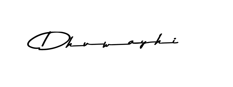 Design your own signature with our free online signature maker. With this signature software, you can create a handwritten (Asem Kandis PERSONAL USE) signature for name Dhuwayhi. Dhuwayhi signature style 9 images and pictures png