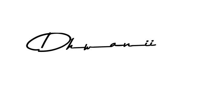 Similarly Asem Kandis PERSONAL USE is the best handwritten signature design. Signature creator online .You can use it as an online autograph creator for name Dhwanii. Dhwanii signature style 9 images and pictures png