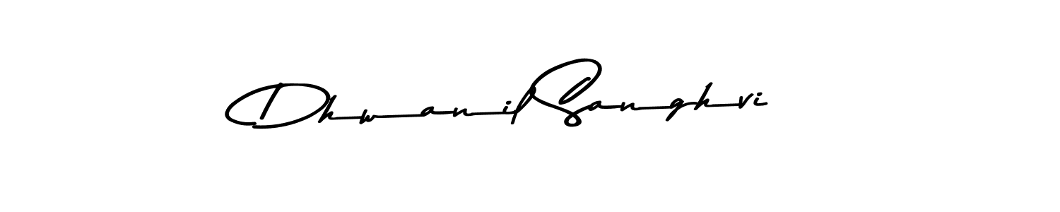 Dhwanil Sanghvi stylish signature style. Best Handwritten Sign (Asem Kandis PERSONAL USE) for my name. Handwritten Signature Collection Ideas for my name Dhwanil Sanghvi. Dhwanil Sanghvi signature style 9 images and pictures png
