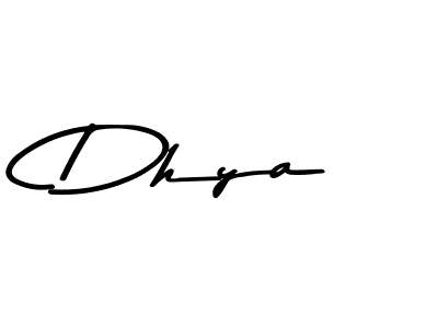Dhya stylish signature style. Best Handwritten Sign (Asem Kandis PERSONAL USE) for my name. Handwritten Signature Collection Ideas for my name Dhya. Dhya signature style 9 images and pictures png