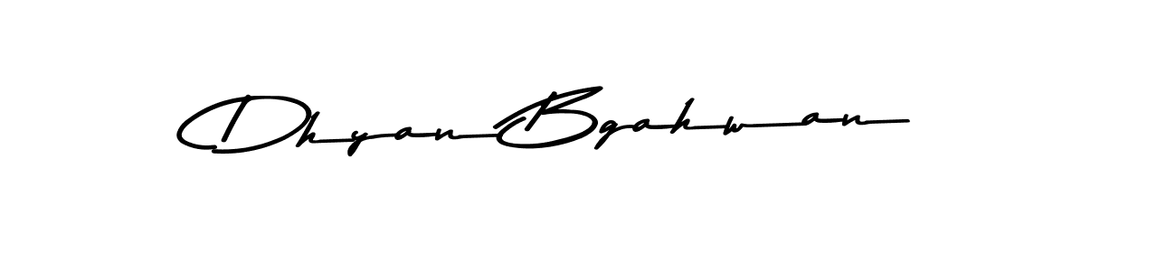 The best way (Asem Kandis PERSONAL USE) to make a short signature is to pick only two or three words in your name. The name Dhyan Bgahwan include a total of six letters. For converting this name. Dhyan Bgahwan signature style 9 images and pictures png