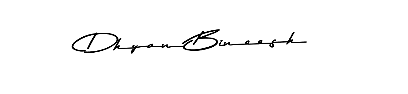 Also You can easily find your signature by using the search form. We will create Dhyan Bineesh name handwritten signature images for you free of cost using Asem Kandis PERSONAL USE sign style. Dhyan Bineesh signature style 9 images and pictures png