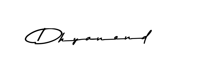 This is the best signature style for the Dhyanend name. Also you like these signature font (Asem Kandis PERSONAL USE). Mix name signature. Dhyanend signature style 9 images and pictures png