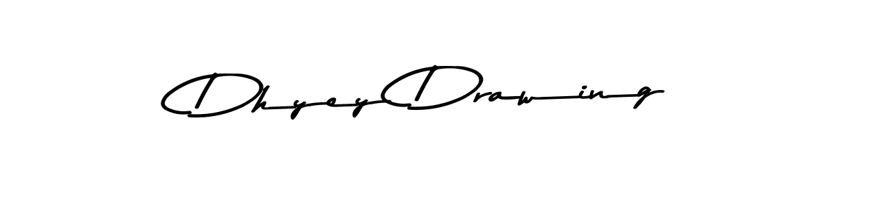 This is the best signature style for the Dhyey Drawing name. Also you like these signature font (Asem Kandis PERSONAL USE). Mix name signature. Dhyey Drawing signature style 9 images and pictures png