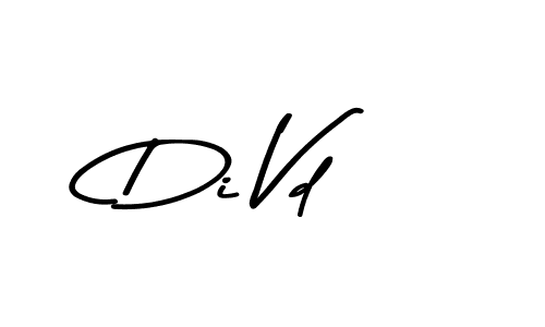 How to make Di Vd name signature. Use Asem Kandis PERSONAL USE style for creating short signs online. This is the latest handwritten sign. Di Vd signature style 9 images and pictures png