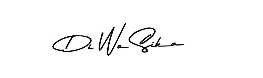 Di Wo Sika stylish signature style. Best Handwritten Sign (Asem Kandis PERSONAL USE) for my name. Handwritten Signature Collection Ideas for my name Di Wo Sika. Di Wo Sika signature style 9 images and pictures png