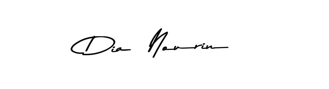 Design your own signature with our free online signature maker. With this signature software, you can create a handwritten (Asem Kandis PERSONAL USE) signature for name Dia  Nourin. Dia  Nourin signature style 9 images and pictures png
