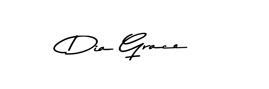 How to make Dia Grace signature? Asem Kandis PERSONAL USE is a professional autograph style. Create handwritten signature for Dia Grace name. Dia Grace signature style 9 images and pictures png