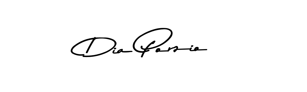 How to make Dia Porzio signature? Asem Kandis PERSONAL USE is a professional autograph style. Create handwritten signature for Dia Porzio name. Dia Porzio signature style 9 images and pictures png