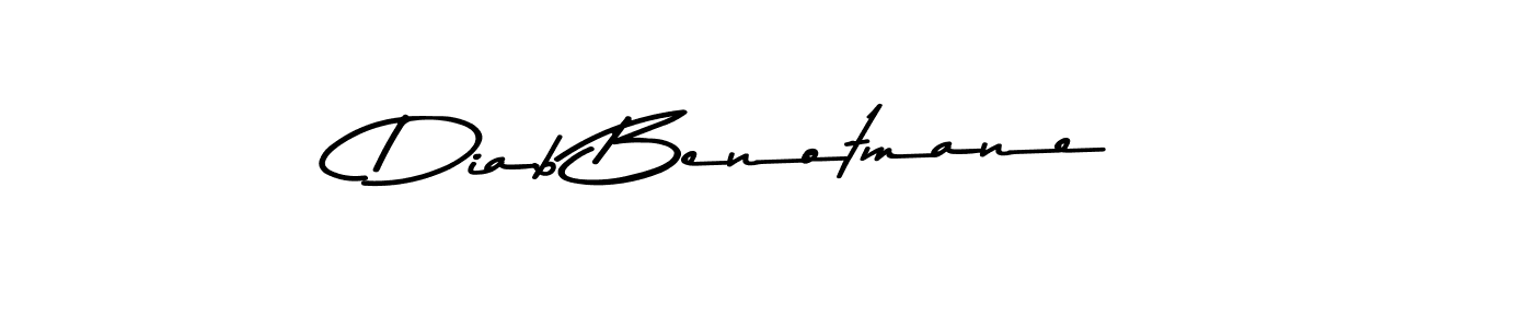The best way (Asem Kandis PERSONAL USE) to make a short signature is to pick only two or three words in your name. The name Diab Benotmane include a total of six letters. For converting this name. Diab Benotmane signature style 9 images and pictures png
