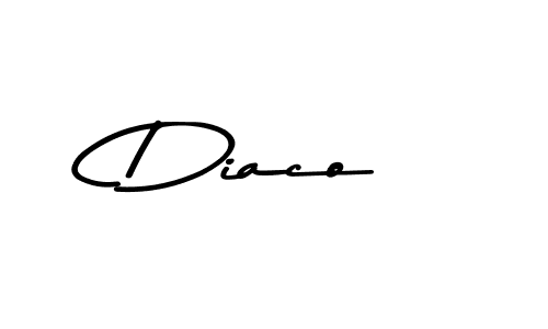 Also we have Diaco name is the best signature style. Create professional handwritten signature collection using Asem Kandis PERSONAL USE autograph style. Diaco signature style 9 images and pictures png