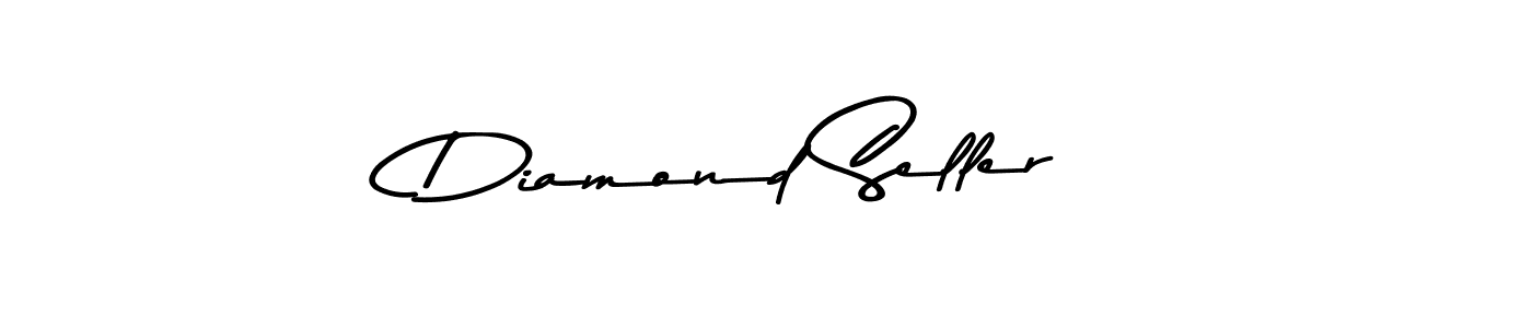 Create a beautiful signature design for name Diamond Seller. With this signature (Asem Kandis PERSONAL USE) fonts, you can make a handwritten signature for free. Diamond Seller signature style 9 images and pictures png