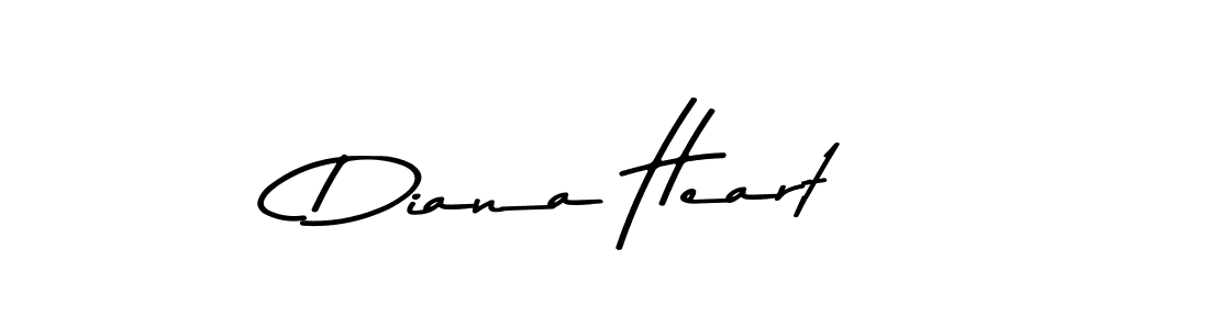 Create a beautiful signature design for name Diana Heart. With this signature (Asem Kandis PERSONAL USE) fonts, you can make a handwritten signature for free. Diana Heart signature style 9 images and pictures png