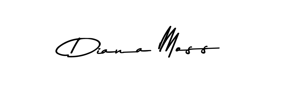 You should practise on your own different ways (Asem Kandis PERSONAL USE) to write your name (Diana Moss) in signature. don't let someone else do it for you. Diana Moss signature style 9 images and pictures png
