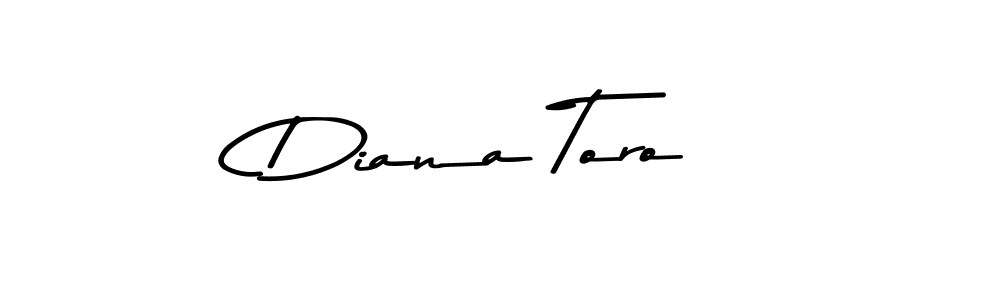 Design your own signature with our free online signature maker. With this signature software, you can create a handwritten (Asem Kandis PERSONAL USE) signature for name Diana Toro. Diana Toro signature style 9 images and pictures png