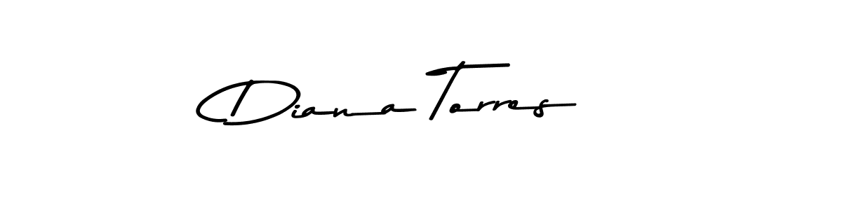 Design your own signature with our free online signature maker. With this signature software, you can create a handwritten (Asem Kandis PERSONAL USE) signature for name Diana Torres. Diana Torres signature style 9 images and pictures png