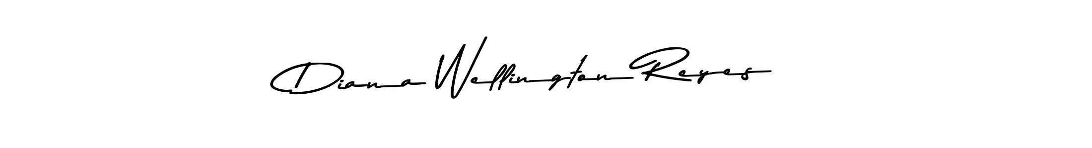 Design your own signature with our free online signature maker. With this signature software, you can create a handwritten (Asem Kandis PERSONAL USE) signature for name Diana Wellington Reyes. Diana Wellington Reyes signature style 9 images and pictures png