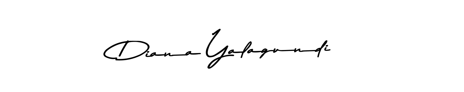 Use a signature maker to create a handwritten signature online. With this signature software, you can design (Asem Kandis PERSONAL USE) your own signature for name Diana Yalagundi. Diana Yalagundi signature style 9 images and pictures png