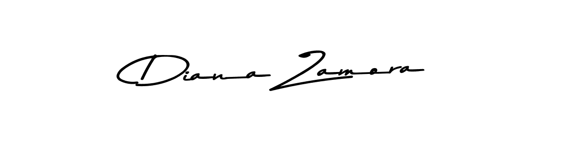Diana Zamora stylish signature style. Best Handwritten Sign (Asem Kandis PERSONAL USE) for my name. Handwritten Signature Collection Ideas for my name Diana Zamora. Diana Zamora signature style 9 images and pictures png
