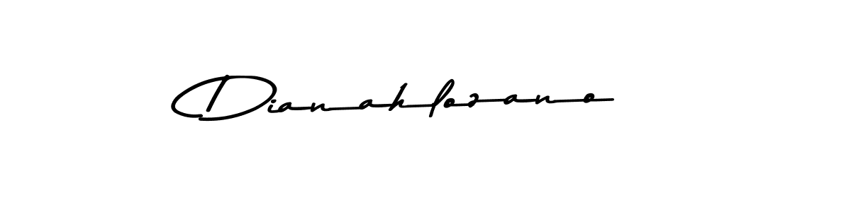 How to make Dianahlozano signature? Asem Kandis PERSONAL USE is a professional autograph style. Create handwritten signature for Dianahlozano name. Dianahlozano signature style 9 images and pictures png