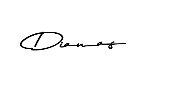 Also we have Dianas name is the best signature style. Create professional handwritten signature collection using Asem Kandis PERSONAL USE autograph style. Dianas signature style 9 images and pictures png