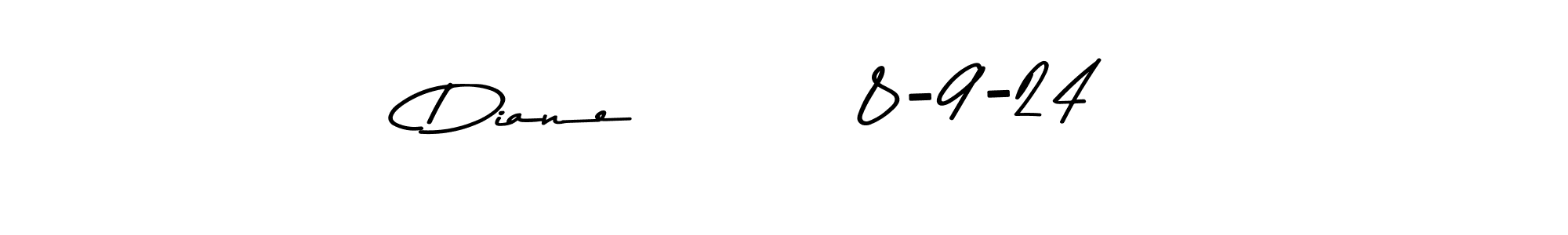 Make a short Diane         8-9-24 signature style. Manage your documents anywhere anytime using Asem Kandis PERSONAL USE. Create and add eSignatures, submit forms, share and send files easily. Diane         8-9-24 signature style 9 images and pictures png