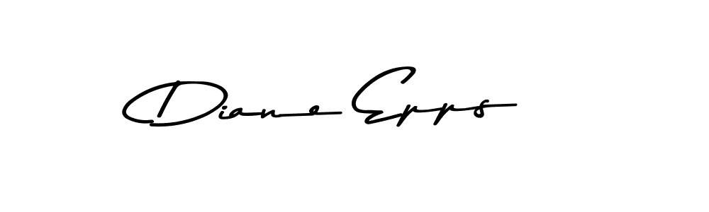 Use a signature maker to create a handwritten signature online. With this signature software, you can design (Asem Kandis PERSONAL USE) your own signature for name Diane Epps. Diane Epps signature style 9 images and pictures png