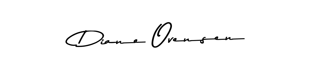 How to make Diane Ovensen signature? Asem Kandis PERSONAL USE is a professional autograph style. Create handwritten signature for Diane Ovensen name. Diane Ovensen signature style 9 images and pictures png