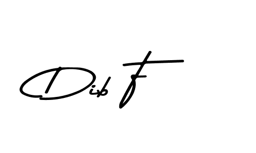 Dib F stylish signature style. Best Handwritten Sign (Asem Kandis PERSONAL USE) for my name. Handwritten Signature Collection Ideas for my name Dib F. Dib F signature style 9 images and pictures png