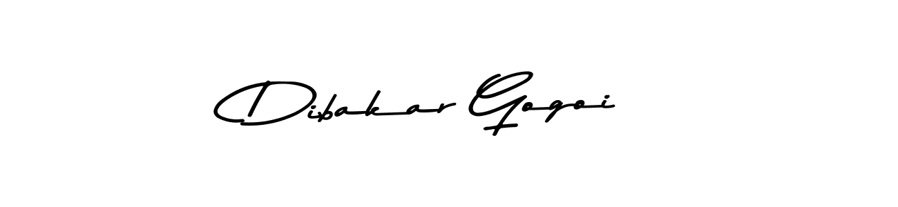 How to make Dibakar Gogoi name signature. Use Asem Kandis PERSONAL USE style for creating short signs online. This is the latest handwritten sign. Dibakar Gogoi signature style 9 images and pictures png