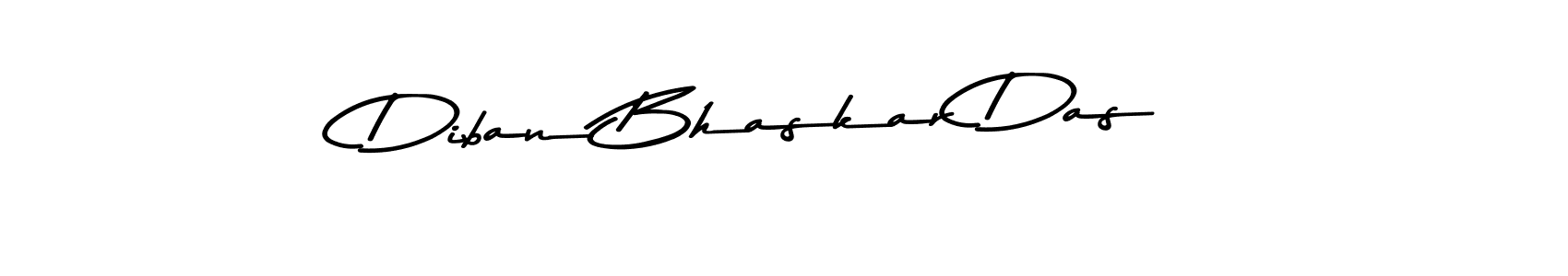 How to make Diban Bhaskar Das name signature. Use Asem Kandis PERSONAL USE style for creating short signs online. This is the latest handwritten sign. Diban Bhaskar Das signature style 9 images and pictures png