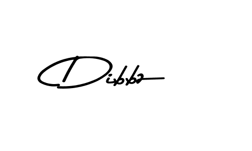 How to make Dibbz name signature. Use Asem Kandis PERSONAL USE style for creating short signs online. This is the latest handwritten sign. Dibbz signature style 9 images and pictures png