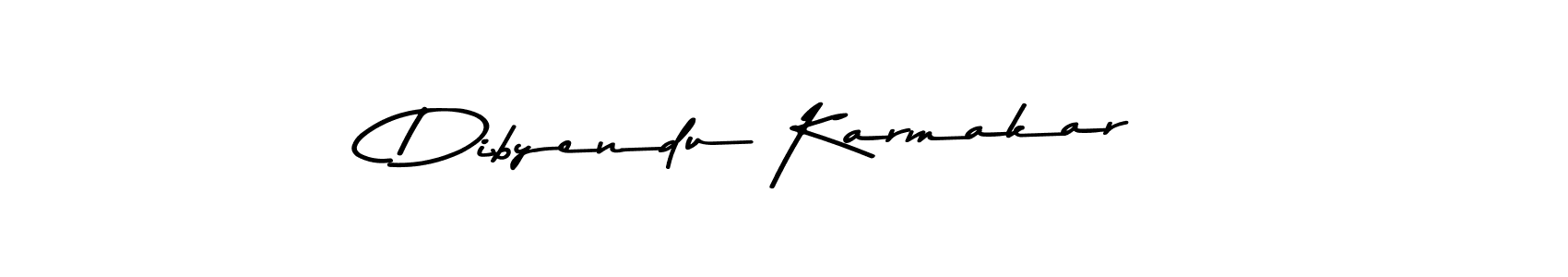 How to make Dibyendu Karmakar name signature. Use Asem Kandis PERSONAL USE style for creating short signs online. This is the latest handwritten sign. Dibyendu Karmakar signature style 9 images and pictures png