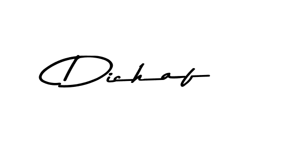 How to Draw Dichaf signature style? Asem Kandis PERSONAL USE is a latest design signature styles for name Dichaf. Dichaf signature style 9 images and pictures png