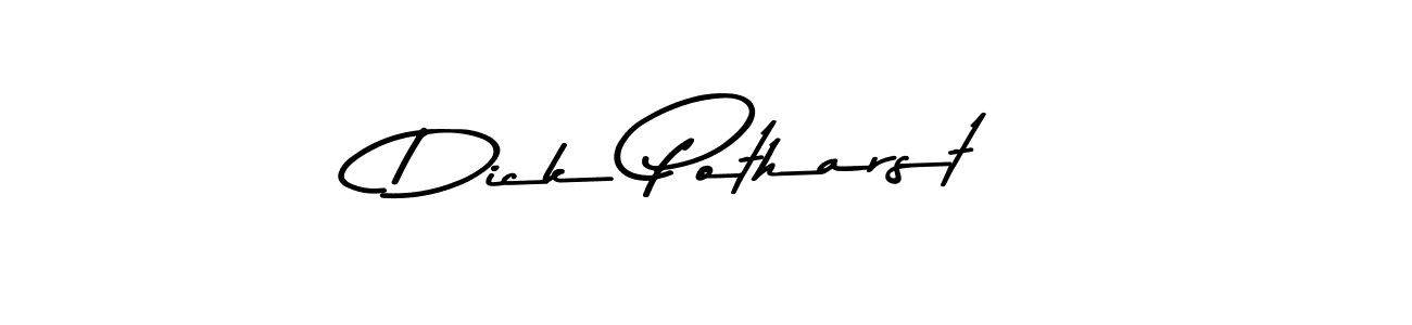 Dick Potharst stylish signature style. Best Handwritten Sign (Asem Kandis PERSONAL USE) for my name. Handwritten Signature Collection Ideas for my name Dick Potharst. Dick Potharst signature style 9 images and pictures png
